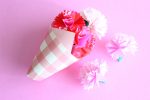 折り紙で立体的なカーネーションの折り方！花束ブーケの作り方