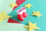 クリスマスブーツの立体的な折り方! 折り紙でぷっくり可愛いオーナメント！